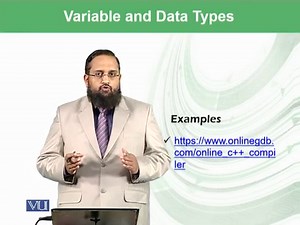 Variable and data types | Introduction to Computing | CS101_Topic116