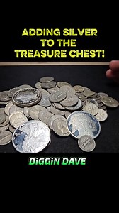 7.2K views · 172 reactions | STACKING SILVER! (TREASURE CHEST UPDATE) #diggindave #coincollecting #numismatics #coins #coin #coincollector #silver #silverstacking #silvercoins | Diggin Dave | Facebook