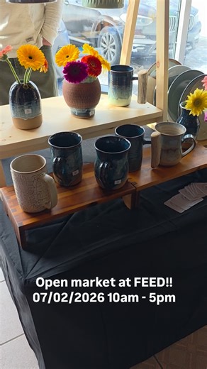 Feed | A lot of talented people have put a lot of work into what you're going to see today. Our first open market at FEED is here. Local... | Instagram