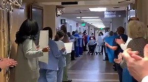 17K views · 543 reactions | SOME GOOD NEWS: The first patient treated at UNC Rockingham Health Care for COVID-19 left the hospital and reunited with her husband. | FOX8 | Facebook