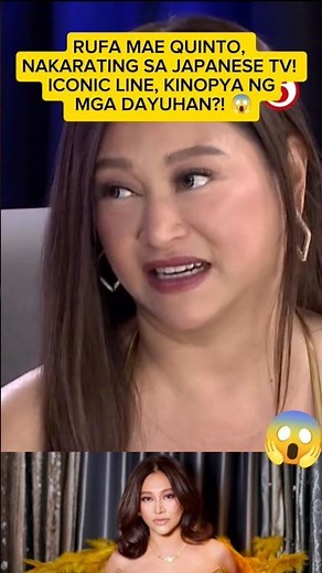 Iba ang bagsik! 👑 Rufa Mae Quinto, niyanig ang Japanese TV gamit ang kanyang iconic line! 🔥 #Shorts