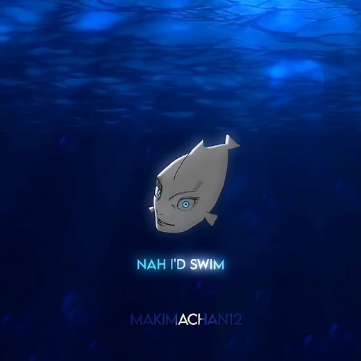 NAH‚ I'D SWIM 🐟 [Jujutsu kaisen meme] #anime #animememe #manga #shorts #funny #comedy #edit