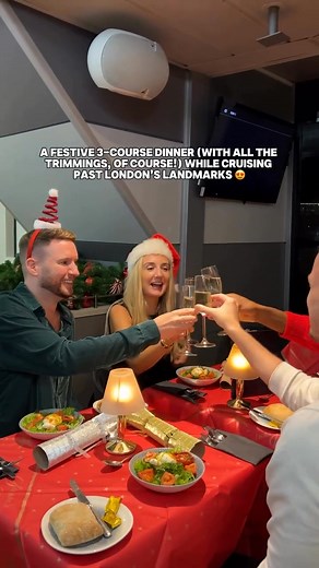 We like our Christmas parties with a view… and on a cruise! 壟睊 A festive dinner, drinks and live music while cruising past London’s iconic landmarks… the kind of party that really floats your boat (pun intended ) Book now: https://www.cityexperiences.com/london/city-cruises/thames-christmas-dinner-party/ | City Cruises | Facebook