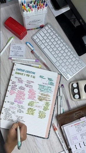 Make studying fun by colour coding your notes!