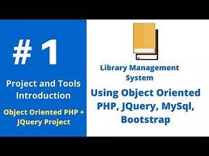 #1 Project Introduction | Library Management System Using OOP PHP, JQuery, MySql, Bootstrap