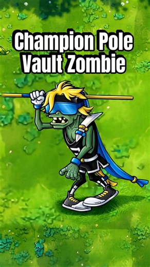 Champion Pole Vault Zombie #pvzfusion #mobilegame #pvzgame #plantsvszombies
