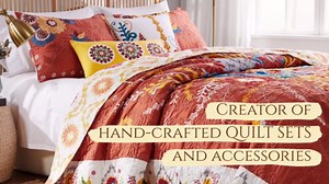 Greenland Home Andorra 100% Cotton Quilted Throw Blanket