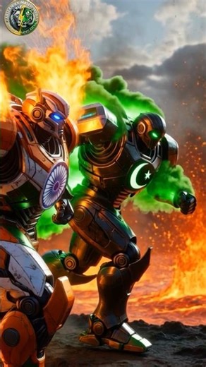 Fire Robot vs Smoke Robot #indiavspakistan #shorts #shortsfeed