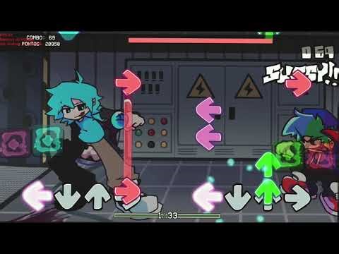 FNF AMONG US BR mix V1 // gameplay (Link in comments)