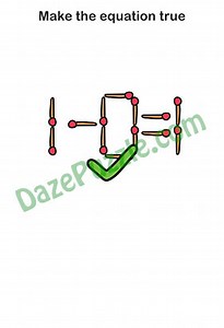 Brain Out Level 143 (Updated) Make the equation true Answer