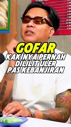 GOFAR'S STORY ABOUT A SNAKE WRAPPING AROUND HIS LEG WHILE WADING THROUGH A FLOOD #gofarhilman #sh...