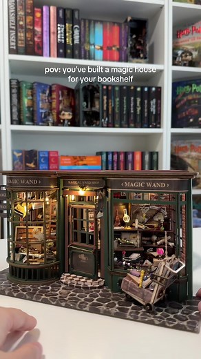 DIY Magic House Book Nook for Harry Potter Theme Decor