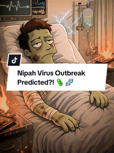 🦠 The Simpsons Predicted Nipah Virus Outbreak?! In early 2026, health authorities reported an outbreak of the Nipah virus in West Bengal, India. Nipah is a rare zoonotic virus carried by fruit bats that can spread to humans and cause severe respiratory and neurological illness, with no specific cure currently available. Let me know what you think in the comments! #creatorsearchinsights #nipah #virus #unitedstates #simpsonspredictions