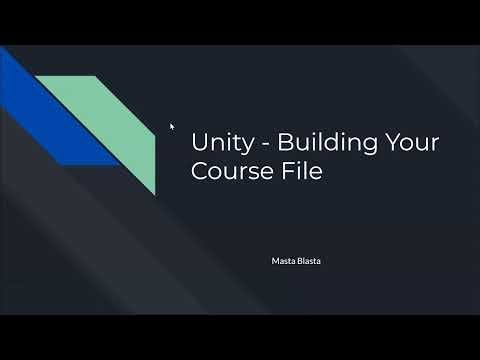 Unity - Building Your Course File (V4)