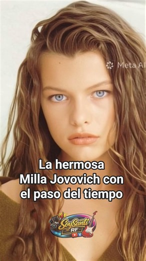 La hermosa Milla Jovovich con el paso del tiempo ❤️ #actress #millajovovich #woman