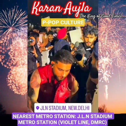 KARAN AUJLA: AT J.L.N STADIUM, NEW DELHI #india #karanaujla #ppop #dmrc #ienergizer