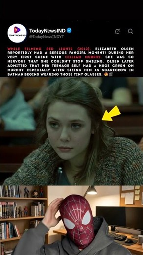 While Filming Red Lights (2012), Elizabeth Olsen Couldn’t Hold Back Her Fangirl Reaction