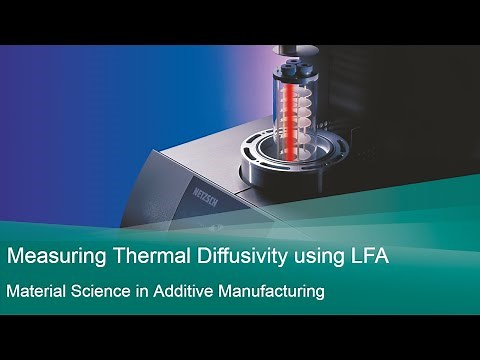 Measuring Thermal Diffusivity using LFA