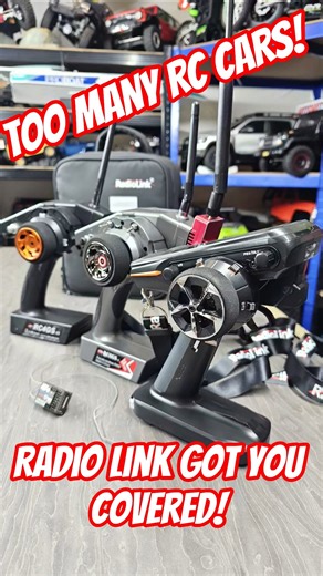 Too many RC Cars? Radiolink RC8X RC6GS RC4GS got you covered #rc #fastrc #rccars #crawler #rcbasher
