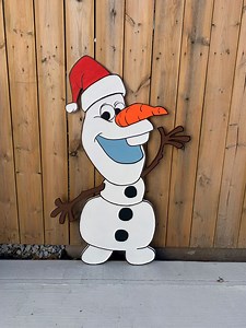 Olaf Snowman Yard Art Pattern: DIY Christmas Holiday Decor (PDF Download) - Etsy