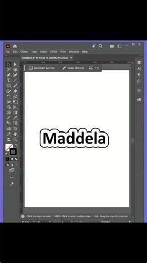 How to Create Outline of Text in Adobe Illustrator 🔥