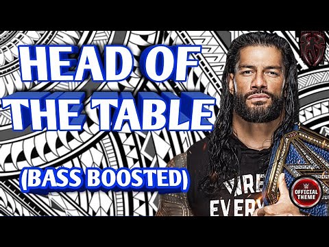 WWE Roman Reigns - Head Of The Table (Bass Boosted) - New Entrance Theme Song - Walkmellow Music