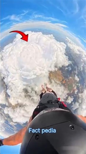Why Skydivers Avoid Clouds While Jumping |#shorts #facts #skydiving