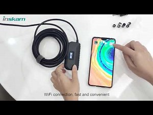 Inskam109-4 dual camera wifi endoscope for android, iphone, pc