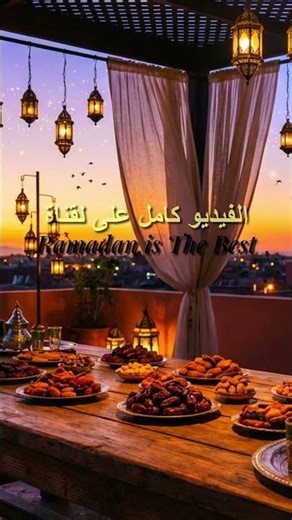 Golden Lantern Sky | An Enchanting Moroccan Ramadan Evening #ramadan #music #morocco #ramadan2026