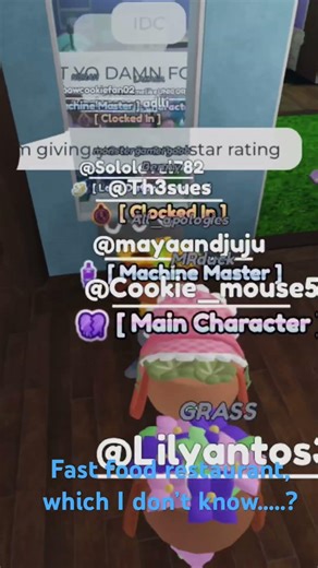 Fast food restaurant 🍔￼