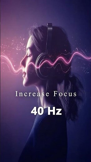 40 Hz Increase Focus - Gamma Binaural Beats to Increase Productivity and Focus, 432 Hz, Memory