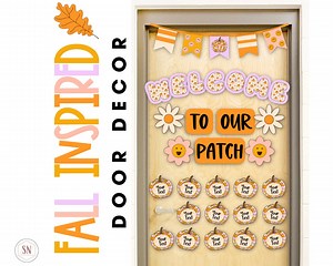 Fall Classroom Door Decor | Editable - Etsy
