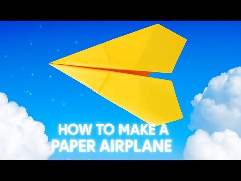 Steps to Make a Good Paper Airplane Easily 🤩 Jet Fighter That Flies Straight and Fast