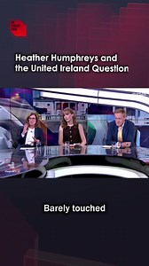 🗣️ “Heather Humphreys would have been a perfect candidate for building a United Ireland 15 years ago.” Jenny Maguire pushes back after Sarah Carey suggests Humphreys’ background could lead to a more inclusive vision of Ireland. #TonightVMTV 👉 https://f.mtr.cool/gxleiprhdb | Virgin Media News