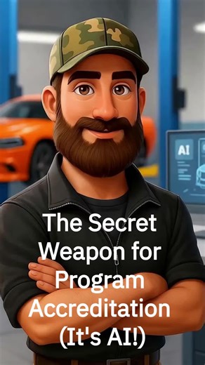The Secret Weapon for ASE Accreditation (It's AI!) Is your technical program facing an accreditation cycle? If you've ever felt overwhelmed by the mountain of standards, documentation, and preparation required by organizations like the ASE Education Foundation, this video is for you. Discover how AI can become your secret weapon, transforming the accreditation process from a stressful marathon into a streamlined, manageable task. Stop drowning in paperwork and start working smarter. ✅ In this gu