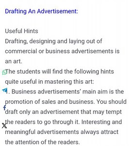 Drafting An Advertisement:Useful HintsDrafting, designing an... | Filo