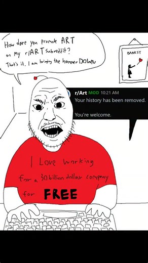 mingu on Instagram: "The art lover, Lowgradef, Digital art(Ms paint), 2025"