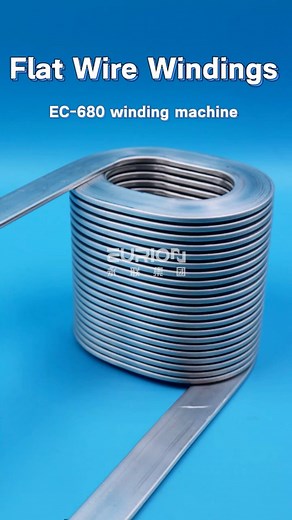 - How Aluminum Flat Wire Coils Are Made | Reactor Coil Forming - EC-680 Edgewise Winding Machine