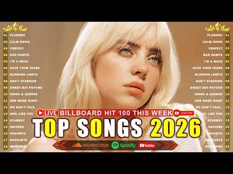 Rihanna, Bruno Mars, The Weeknd, Ed Sheeran, Adele, Dua Lipa, Maroon 5 🍁 Billboard Top 50 This Week