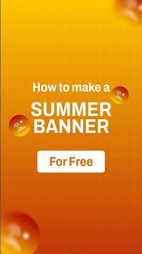 Design AI summer banners for free