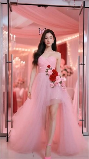 Lavender to Red Tulle Collection 2026 ✨ Two-Piece Floral & High Slit Queens#Quinceanera#TulleGown