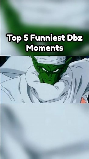 Top 5 Funniest Dragon Ball Z Moments…😂 #dbz #dragonball #anime