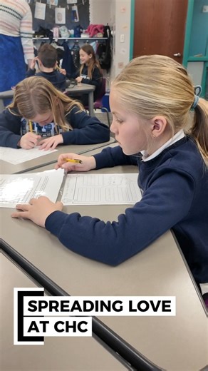 From brainstorming to drafts, from print to cursive—our CHC students are using their writing skills for something bigger than the page. 💌✏️ Through thoughtful letters of appreciation, students shared gratitude with siblings, friends, teachers, and staff, reflecting on how they see God’s love lived out in those relationships. Writing becomes worship when words are used to encourage, affirm, and point others back to Him. We love watching faith, literacy, and love come together to bless our commun