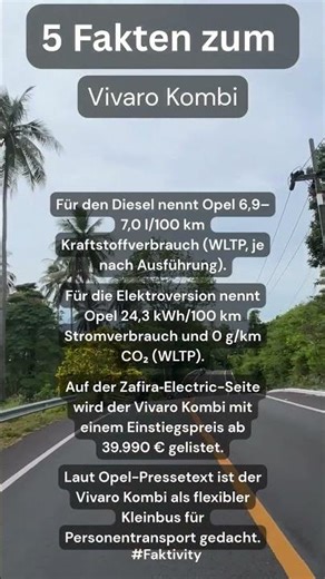 5 Fakten über den Opel Vivaro Kombi