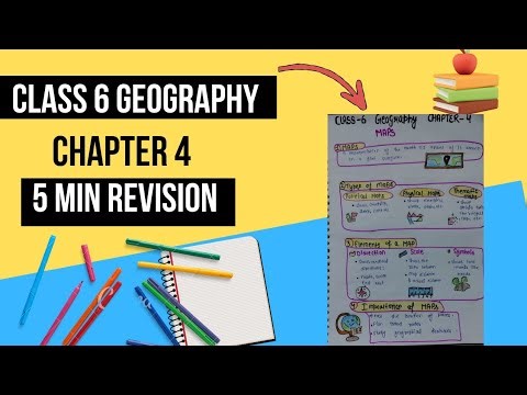 NCERT| Class 6 |Geography – Chapter 4: Maps | Easy Notes