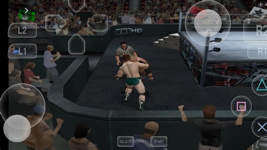 （60帧骁龙7+gen3）试玩ps2游戏 wwe Smackdown vs RAW 2011 全程慢速运行