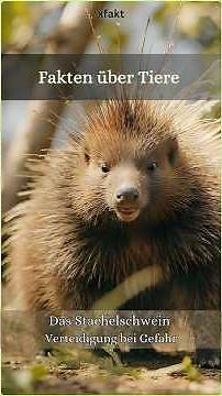 Unglaublich: So verteidigen sich Stachelschweine in der Wildnis