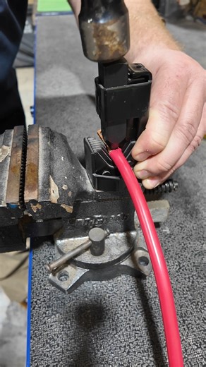 Ben's Marine & Motorsports on Instagram: "I don’t care what anyone says; this is the one true way to crimp Your method? Probably chaos Argue below, I’ll bring popcorn #CableWars #ToolTok #FYP #RiggedNotWired #bensmarinemotorsports"