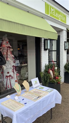 We are popping up everywhere! Come visit us @jmclaughlin in Southport today until 5pm! | You, Me & The Sea CT