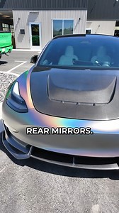 Custom Model 3 with a full carbon fiber exterior, Alcantara interior, and a plaid steering wheel. The total price is shocking! #carbonfiber #carperformance #carcustomization #luxurycars #carinvestment | EV Auto
